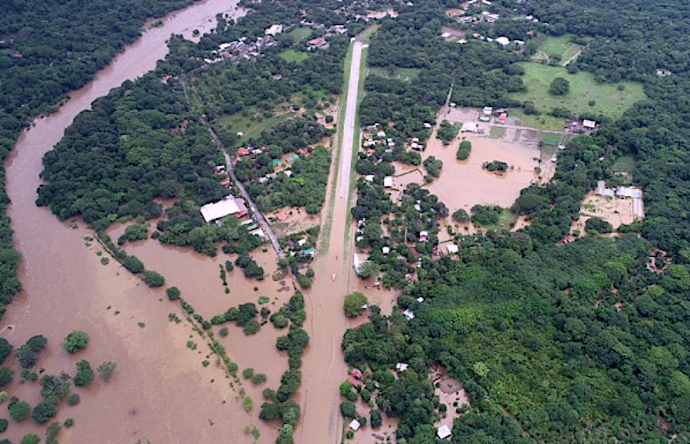 Bild vom Hochwasser Nosara Oktober 20\18